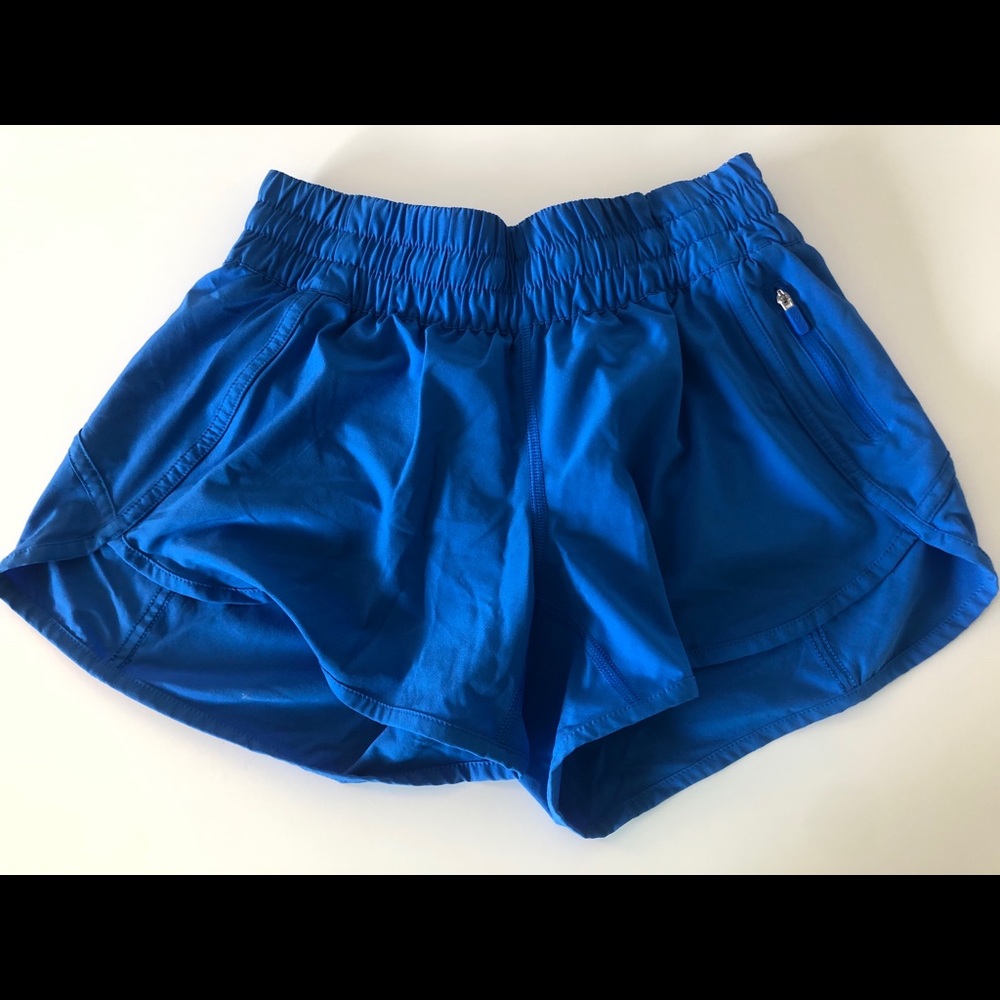 Royal blue lululemon shorts